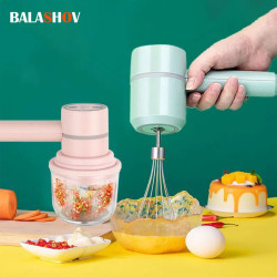 Espumador de leche y picador 2 en 1 BALASHOV: Mezcla rápida y potente